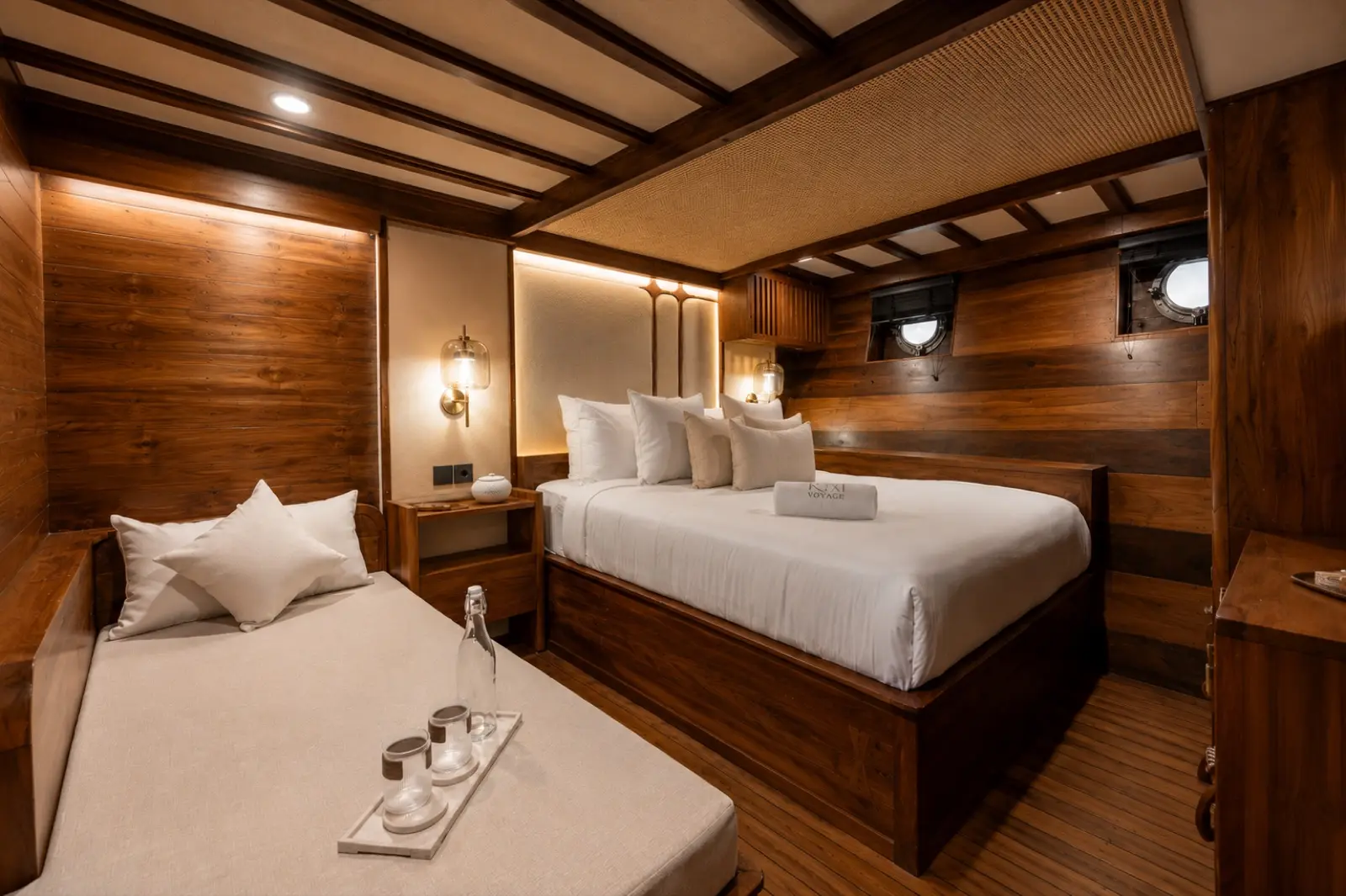 Kai Voyage 上的 Deluxe Stateroom